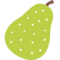 Pear emoji on Google